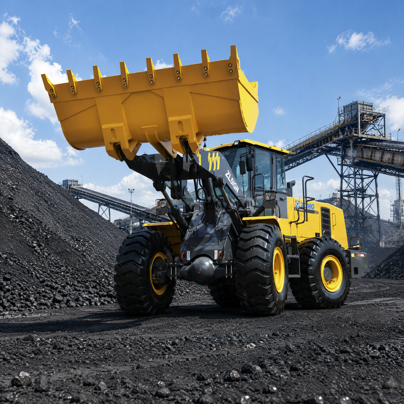 Cargadora de ruedas XCMG ZL50GN de 5 toneladas con cucharón de 3,2 m³ Cargadora pesada para construcción